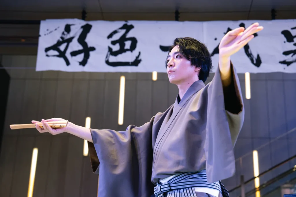 Uta with Ichinotani, based on the story of Taira no Atsumori (Japanese Dance)