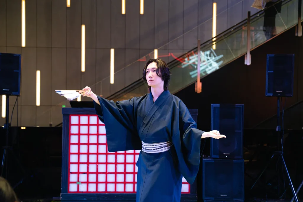 Mitsuki, performing Japanese Dance, Kusa no Ha (“Leaves of Grass”).