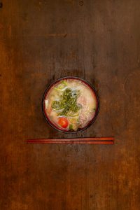 DAIDOKORO: a bowl of miso soup.